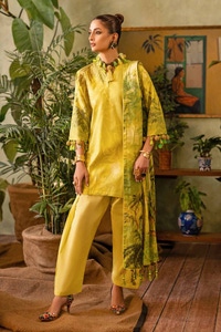 UAE -3PC Printed Embroidered Lawn Unstitched Suit CL-42031