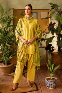 UAE -3PC Printed Embroidered Lawn Unstitched Suit CL-42031