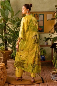 UAE -3PC Printed Embroidered Lawn Unstitched Suit CL-42031