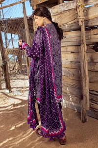 UAE -3PC Printed Lawn Unstitched Suit CL-42033 A