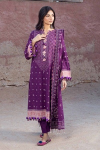 UAE -3PC Printed Lawn Unstitched Suit CL-42037 A
