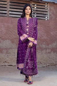 UAE -3PC Printed Lawn Unstitched Suit CL-42037 A
