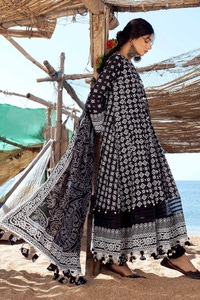 UAE -3PC Lacquer Printed Lawn Unstitched Suit CL-42039 A