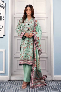 UAE -3PC Printed Lawn Unstitched Suit CL-42050 A