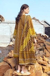 UAE -3PC Printed Lawn Unstitched Suit CL-42051 A