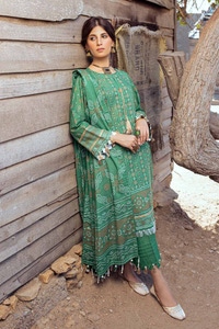 UAE -3PC Printed Lawn Unstitched Suit CL-42060 A