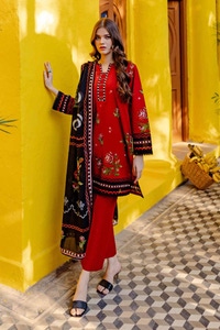 UAE -3PC Printed Lawn Unstitched Suit CL-42064 B