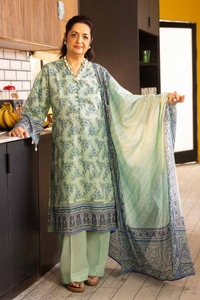 UAE -3PC Printed Lawn Unstitched Suit CL-42079 A