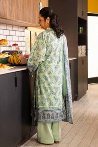 UAE -3PC Printed Lawn Unstitched Suit CL-42079 A