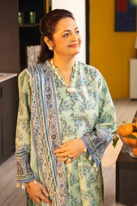 UAE -3PC Printed Lawn Unstitched Suit CL-42079 A