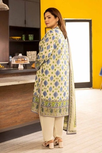 UAE -3PC Printed Lawn Unstitched Suit CL-42080 A