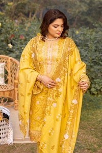 UAE -3PC Embroidered Printed Lawn Unstitched Suit CL-42081