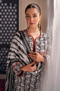 UAE -3PC Printed Embroidered Lawn Unstitched Suit CL-42093