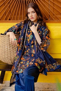 UAE -3PC Printed Lawn Unstitched Suit CL-42101 A