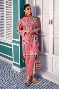 UAE -3PC Printed Lawn Unstitched Suit CL-42124