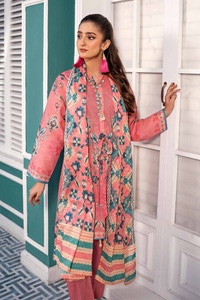 UAE -3PC Printed Lawn Unstitched Suit CL-42124