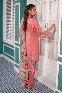 UAE -3PC Printed Lawn Unstitched Suit CL-42124