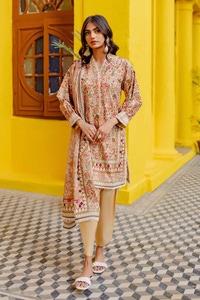 UAE -3PC Printed Lawn Unstitched Suit CL-42131