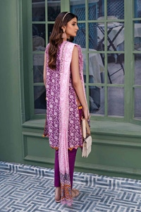 UAE -3PC Printed Lawn Unstitched Suit CL-42132 B