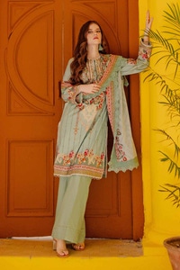 UAE -3PC Printed Lawn Unstitched Suit CL-42133