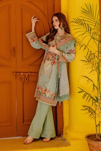 UAE -3PC Printed Lawn Unstitched Suit CL-42133