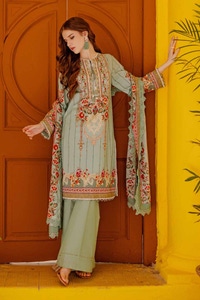 UAE -3PC Printed Lawn Unstitched Suit CL-42133