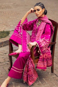 UAE -3PC Unstitched Printed Lawn Suit CL-42142
