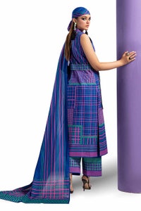 UAE -3PC Unstitched Printed Lawn Suit CL-42150