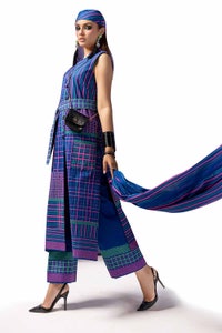 UAE -3PC Unstitched Printed Lawn Suit CL-42150