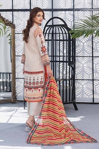 UAE -3PC Printed Lawn Unstitched Suit CL-42167 A