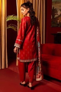 UAE -3 Piece Printed Lawn Unstitched Suit CL-42177