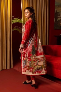 UAE -3 Piece Printed Lawn Unstitched Suit CL-42177