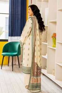 UAE -3PC Printed Lawn Unstitched Suit CL-42196 B