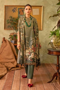 UAE -3PC Printed Lawn Unstitched Suit CL-42199