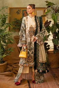 UAE -3PC Printed Lawn Unstitched Suit CL-42202
