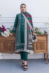UAE -3PC Printed Lawn Unstitched Suit CL-42204 A