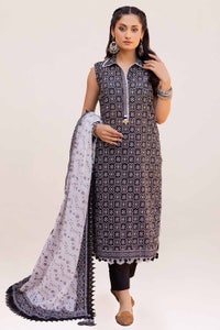 UAE -3PC Unstitched Printed Lawn Suit with Lacquer Printed Lawn Dupatta CL-42242 A