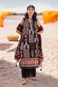 UAE -3PC Unstitched Printed Lawn Suit CL-42246