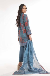 UAE -3 Piece Unstitched Printed Lawn Suit CL-42249