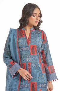 UAE -3 Piece Unstitched Printed Lawn Suit CL-42249