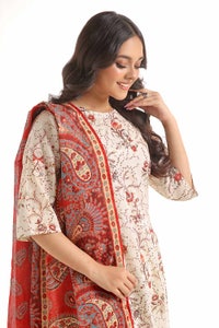 UAE -3 Piece Unstitched Printed Lawn Suit CL-42252
