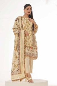 UAE -3 Piece Unstitched Printed Lawn Suit CL-42254