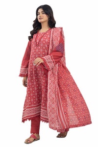 UAE -3PC Unstitched Printed Lawn Suit CL-42286 A