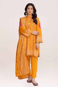 UAE -3PC Unstitched Printed Lawn Suit CL-42286 B