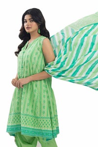 UAE -3PC Unstitched Printed Lawn Suit CL-42288 B
