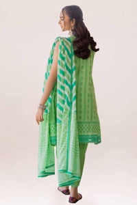 UAE -3PC Unstitched Printed Lawn Suit CL-42288 B