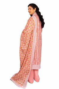 UAE -3PC Unstitched Printed Lawn Suit CL-42295 B
