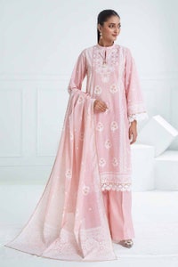 UAE -3 Piece Unstitched Lacquer Printed Lawn Suit CL-42326
