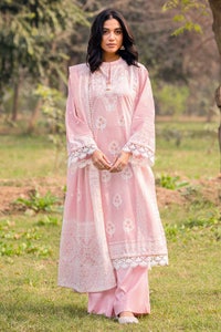 UAE -3 Piece Unstitched Lacquer Printed Lawn Suit CL-42326