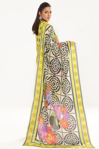 UAE -3 Piece Unstitched Printed Lawn Suit with Printed Lawn Dupatta CL-52457